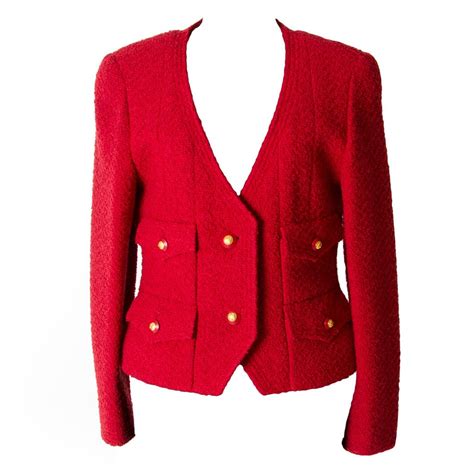 chanel red tweed jacket|chanel tweed jacket review.